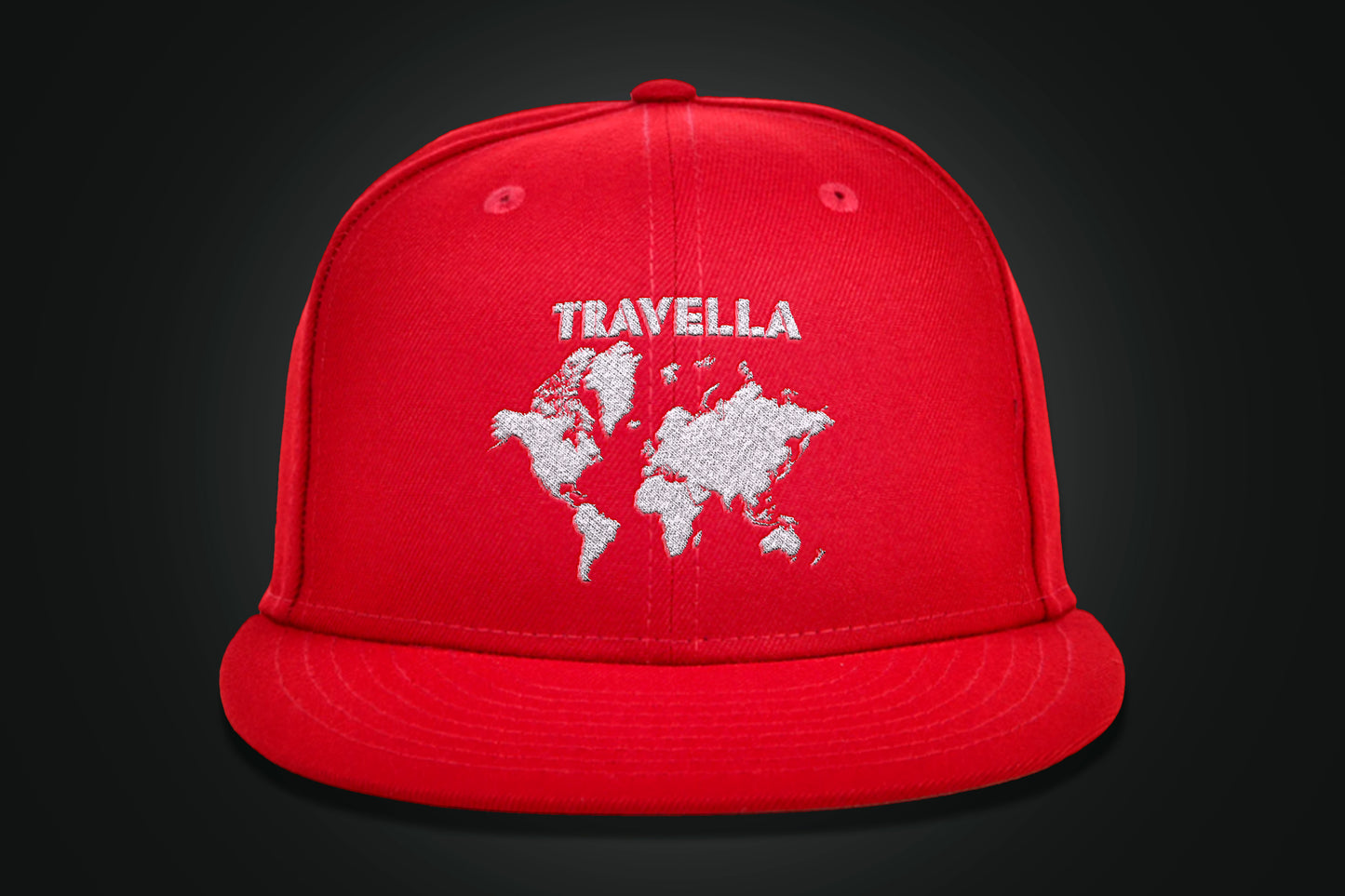 TRAVELLA Premium Street Cap – World Map Edition