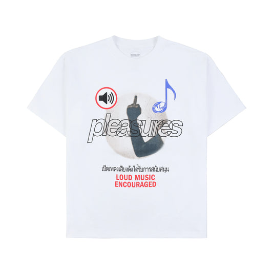 Loud Music T-Shirt White