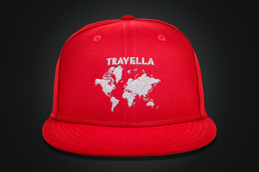 TRAVELLA Premium Street Cap – World Map Edition